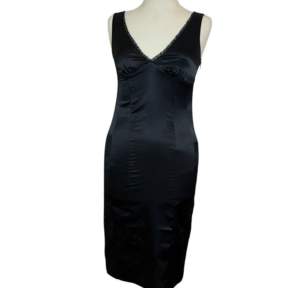 Slip or Dress Size 36 Bust Black Sexy Starlet Whimsygoth Goth Vamp Coquette